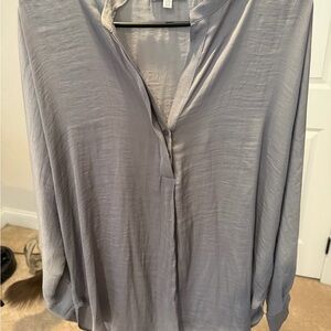 Chic Light Gray Women's Blouse